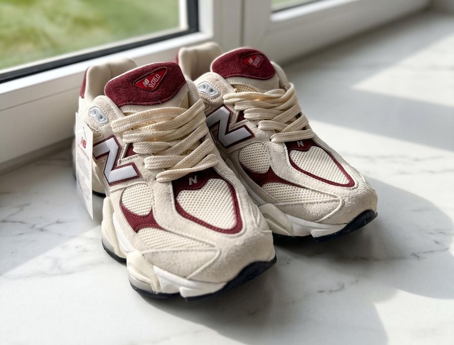 Adidasi New Balance 9060 Crem Visiniu