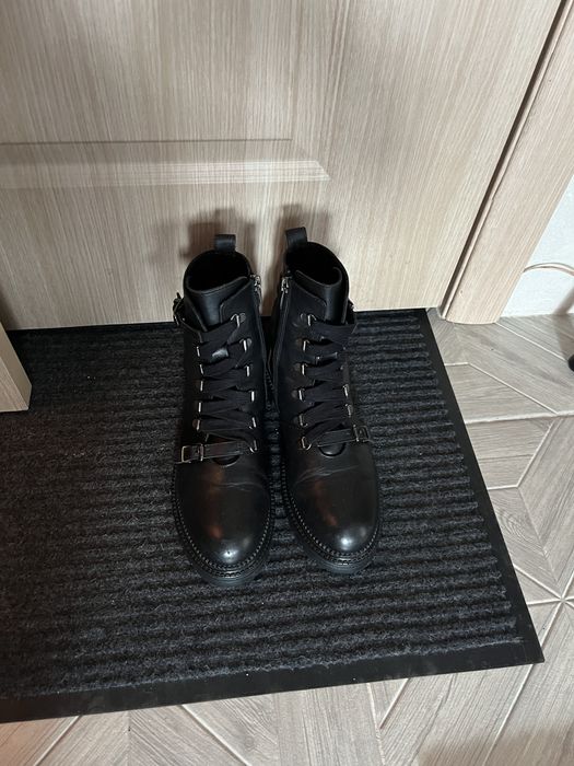 Кожанные ботинки