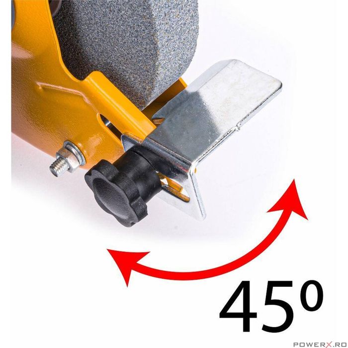 Polizor de banc cu 2 pietre 150 mm 1500 W, Powermat