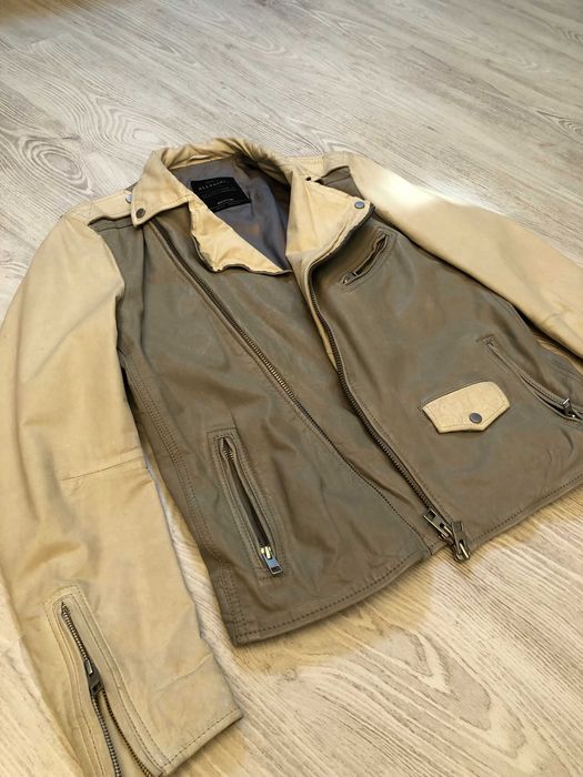 AllSaints geaca piele M, barbateasca, retail 595 euro