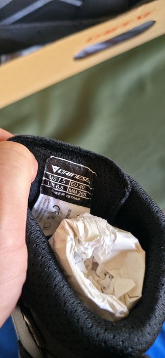 Ghete moto Dainese Reacto carbon noi mărimea 40