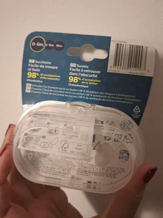 Suzete fosforescent Philips Avent