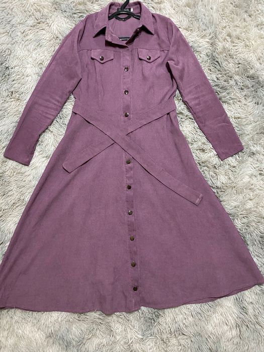 Платье-рубашка, длинное