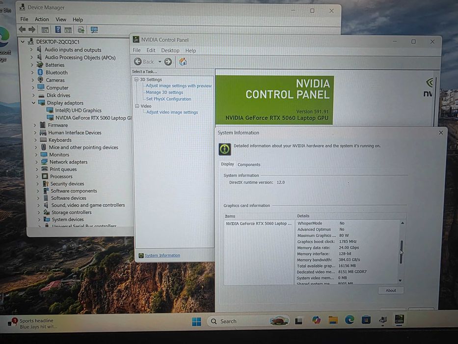 Laptop hp victus 15 i7 13620H 512gb 16gb rtx5060