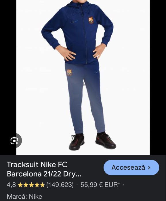 Treining copii nike Fc barcelona