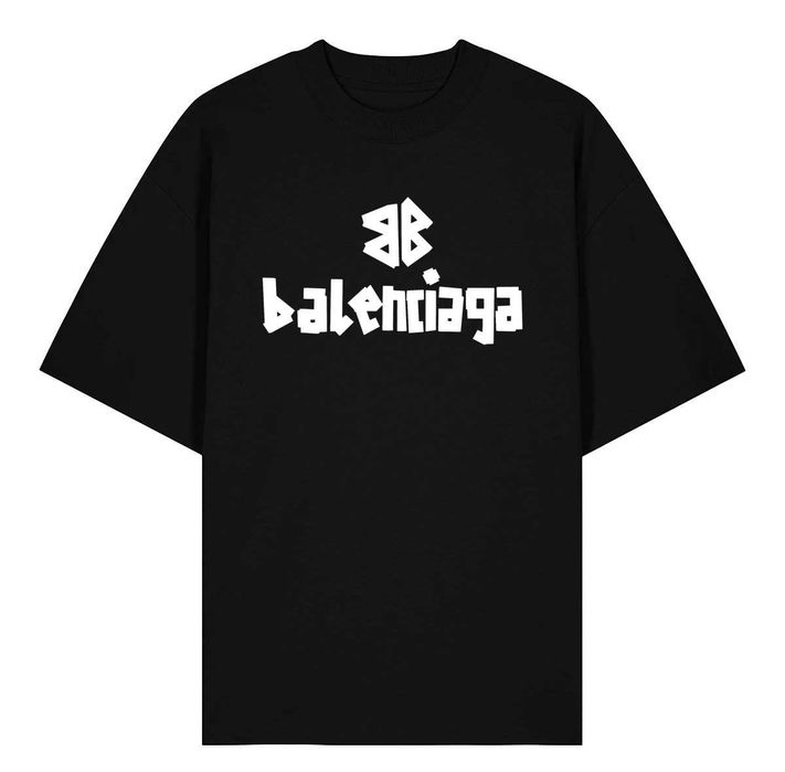 NEW! ОВЪРСАЙЗ тениски с BALENCIAGA принт - 2 МОДЕЛА в 6 цвята! Или поръчай с ТВОЯ идея!