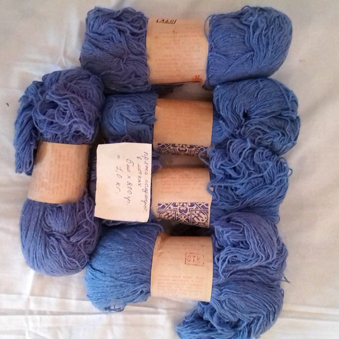 Пряжа полушерстянная и ПАН для вязания