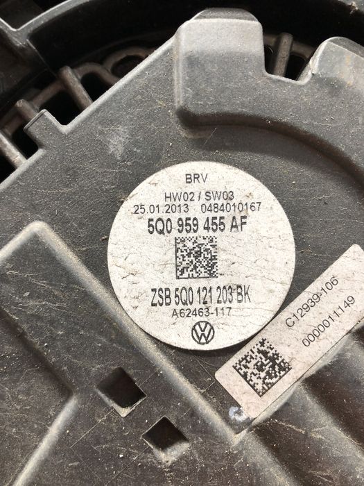 electroventilator volkswagen golf 7 2.0 motorina 2014