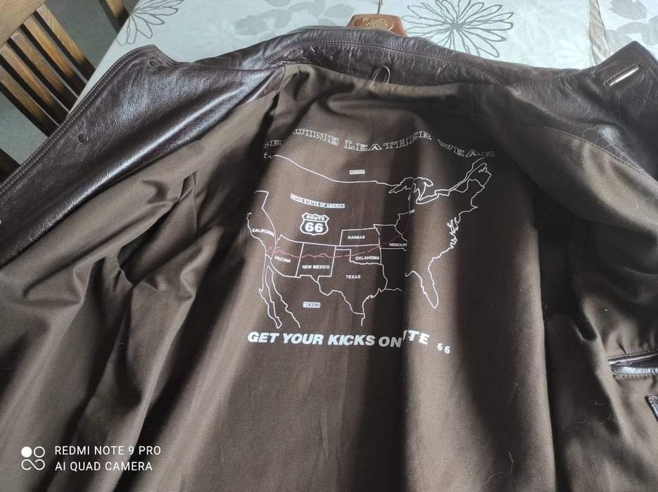 Route 66 мъжко кожено  яке