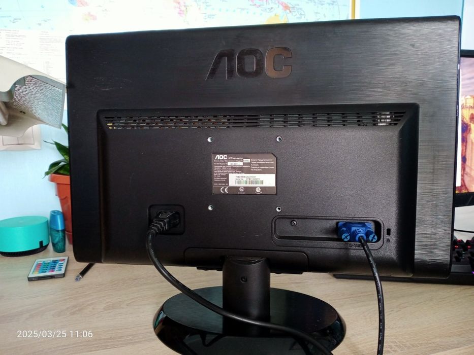 Монитор AOC диагональ 18,5 модель N950sw компьютерный LCD