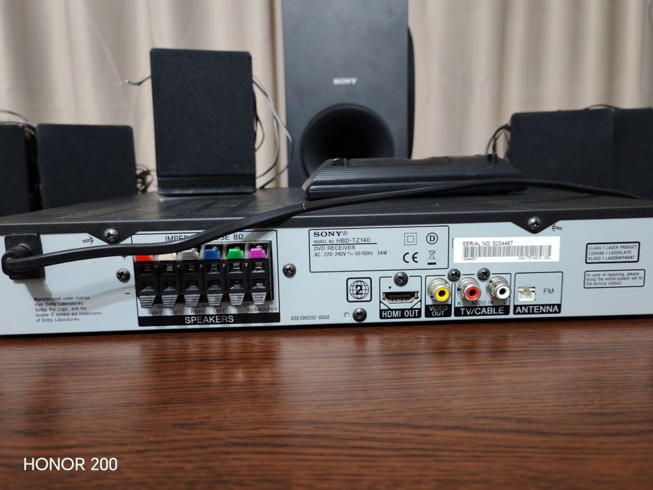 Sistem audio Sony 5.1, 300W, HDMI, DVD – stare foarte bună