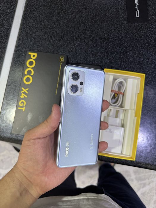 poco x4 gt pamit 8.256g holati ideal karopka dak ful kamplekt