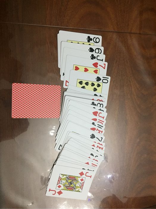 Покерный карты 100% пластик