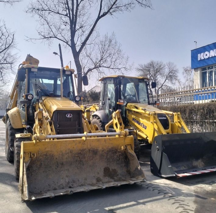 Экскаватор погрузчик 3в1 jsb и hidromek