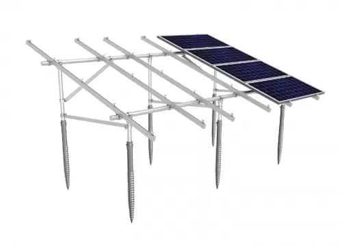 Piloni foranti pentru structura sustinere panouri fotovoltaice