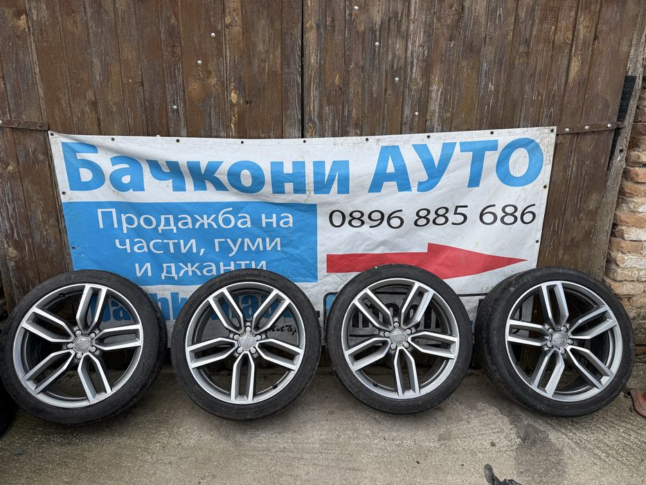 21 5х112 оригинални джанти с гуми