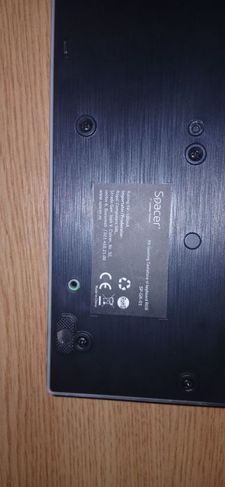 Tastatură gaming RGB SPACER