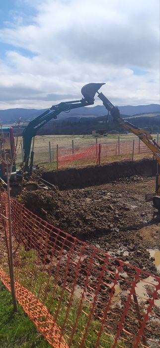 Услуги с багер 3.5т, мини багер, Бобкат, самосвал с кран