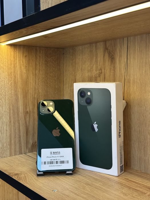 айфон 13 зеленый 85%