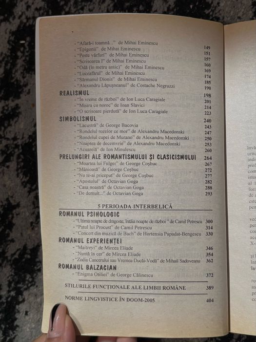 Culegere limba si literatura romana
