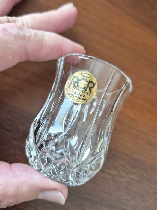 Рюмки 4 шт хрусталь Италия.