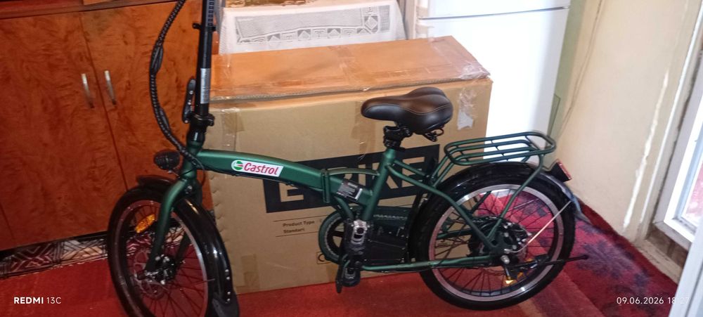 vind bicicleta electrica pliabila noua nouta  la cutie 2300 lei