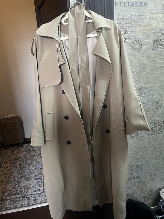 бежевый тренч, на весну