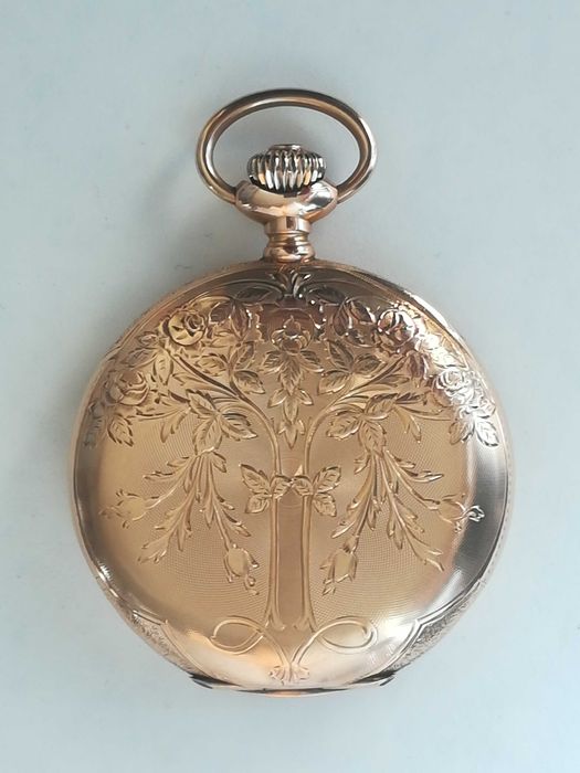 ZENITH джобен часовник, златен 14к/Gold 14k, перфектен, рядък