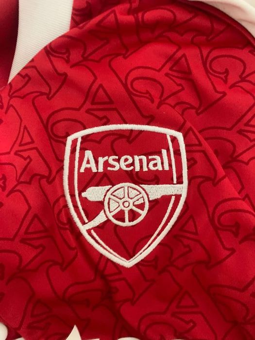 Tricou  adidas original arsenal kit home purtat de cateva ori