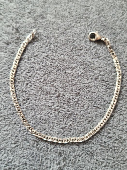 Bratara noua argint 925 italy,model impletit,20 cm