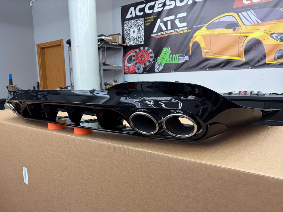 Difuzor Bara Spate cu Ornamente Evacuare - Mercedes CLA W118