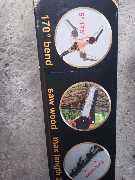 Set Foarfeca Gradina si Mini Drujba  cu Brat extensibil ..