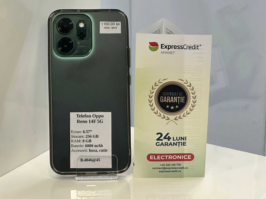 Oppo Reno 14F 5G (Ag45 B.4846) - Garantie 2 ani
