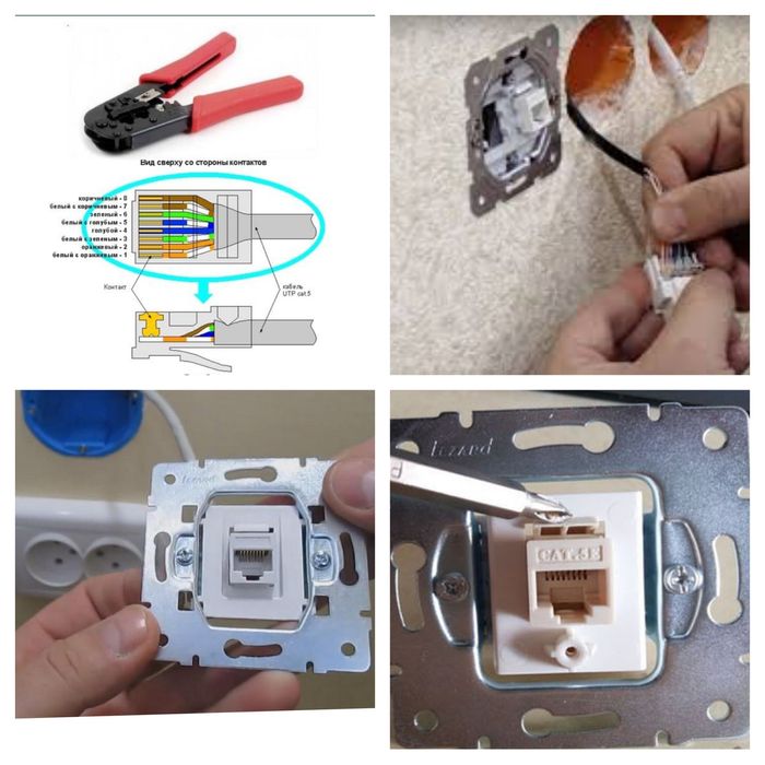 Настройка RG-45 розеток Настройка Wi-Fi роутера Настройка смарт тв уст