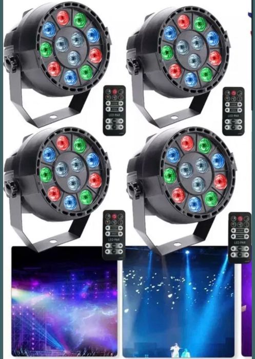 LED Диско осветление UKing, UV светлина, Гласов контрол