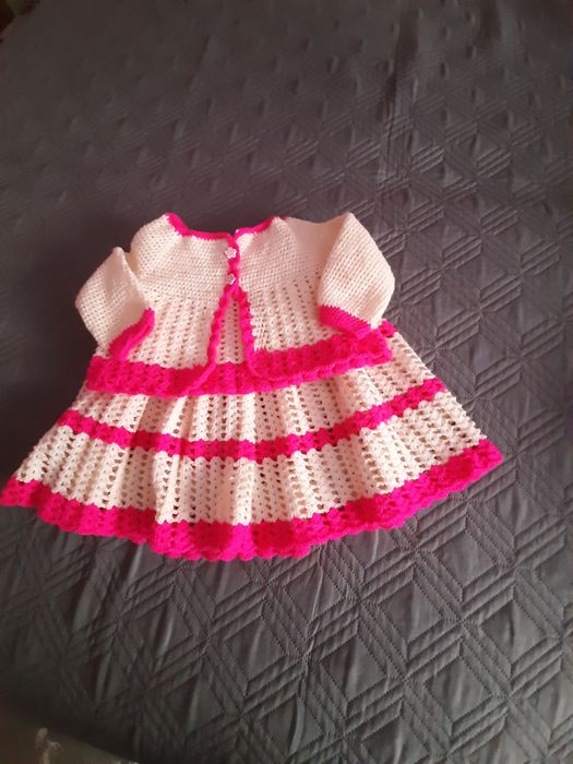 Costumaș fetițe croșetat nou