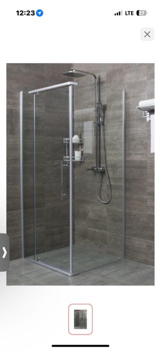 Душевое ограждение ERLIT двухстенное