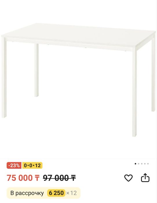 Продам кухонный стол Ikea