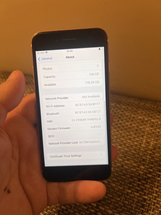 iPhone 7 Gold 128GB – Baterie 87%
