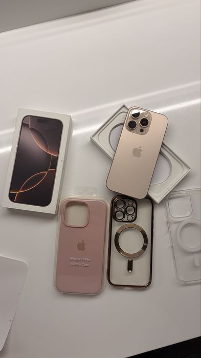 Iphone 16 pro 256 gb золотой в идеале