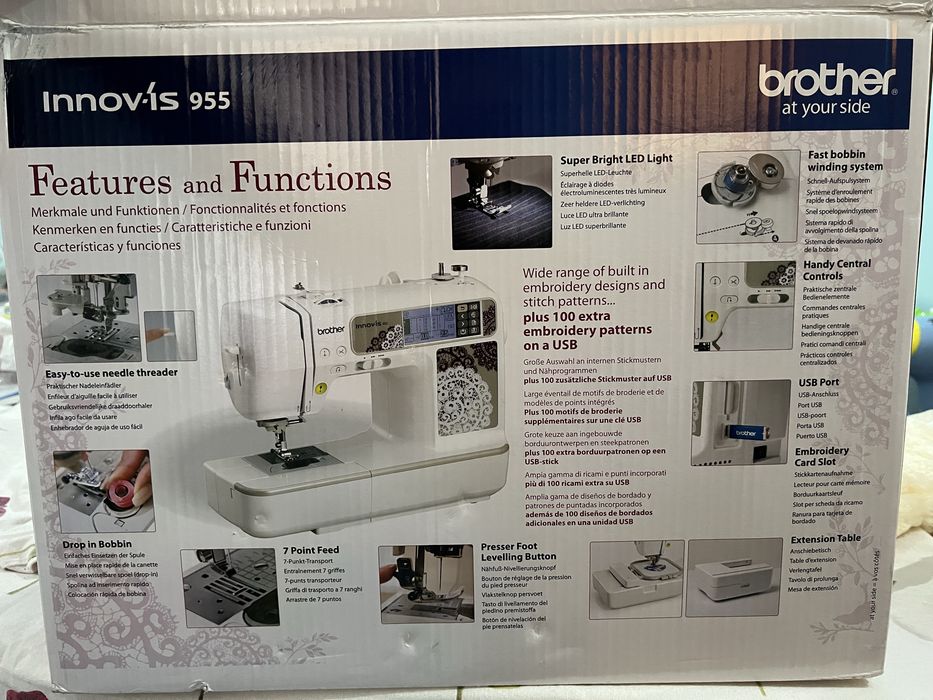 Masina de cusut si brodat computerizata Brother Innov-is 955