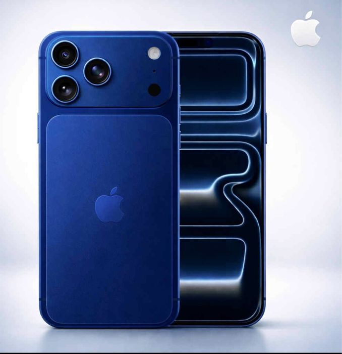 НОВ!!! Apple iPhone 17 Pro Max, 256GB, 5G, Deep Blue + адаптер Apple