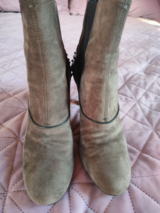 Боти TOD'S, 39 номер, цвят каки