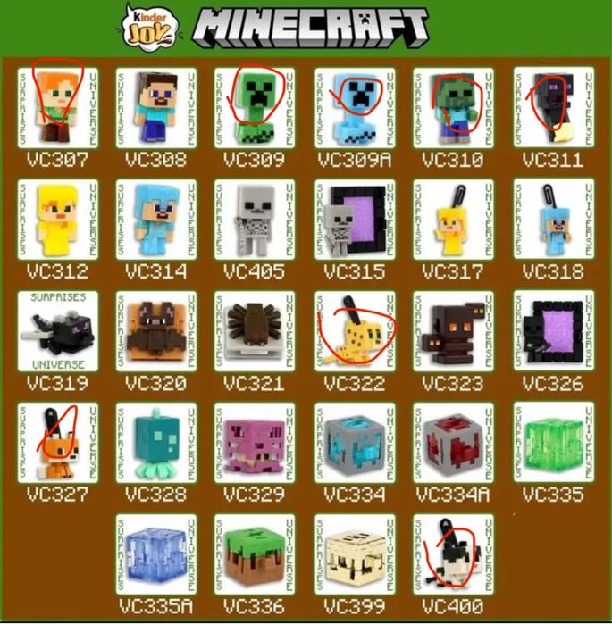 Киндер Джой майнкрафт