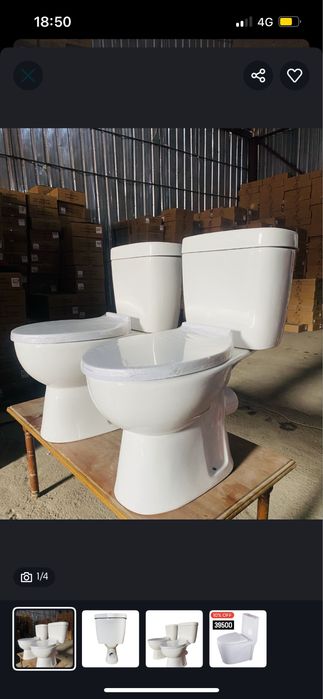 Принимаю унитазы с бочком без бочков