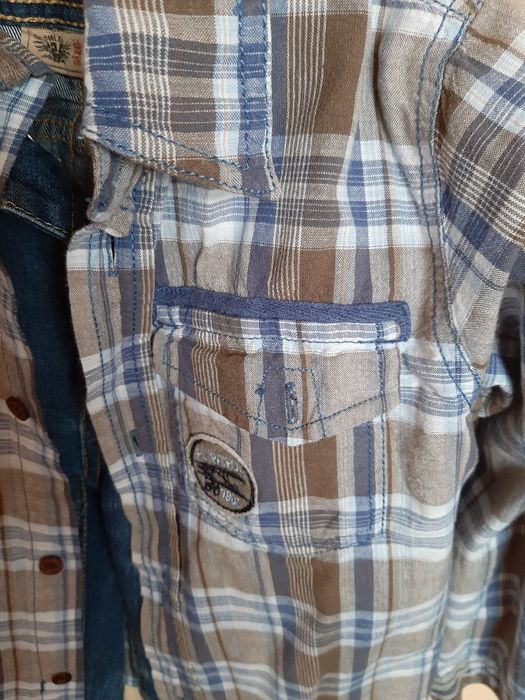 Tinuta scoala,pantalon și cămașă 128