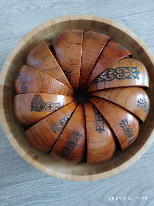 Деревянный набор для кумыса