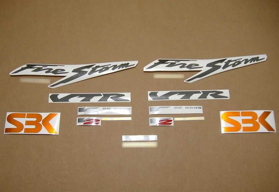 Стикери Honda VTR Firestorm / Superhawk хонда файърсторм втр лепенки
