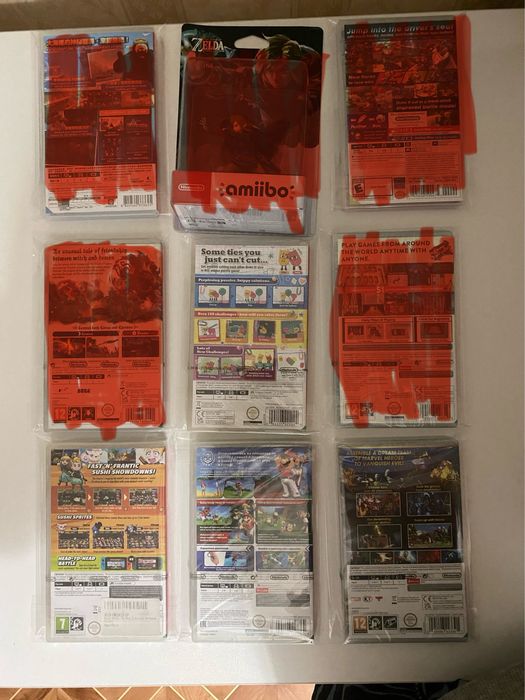 Игры для Nintendo switch и Amiibo