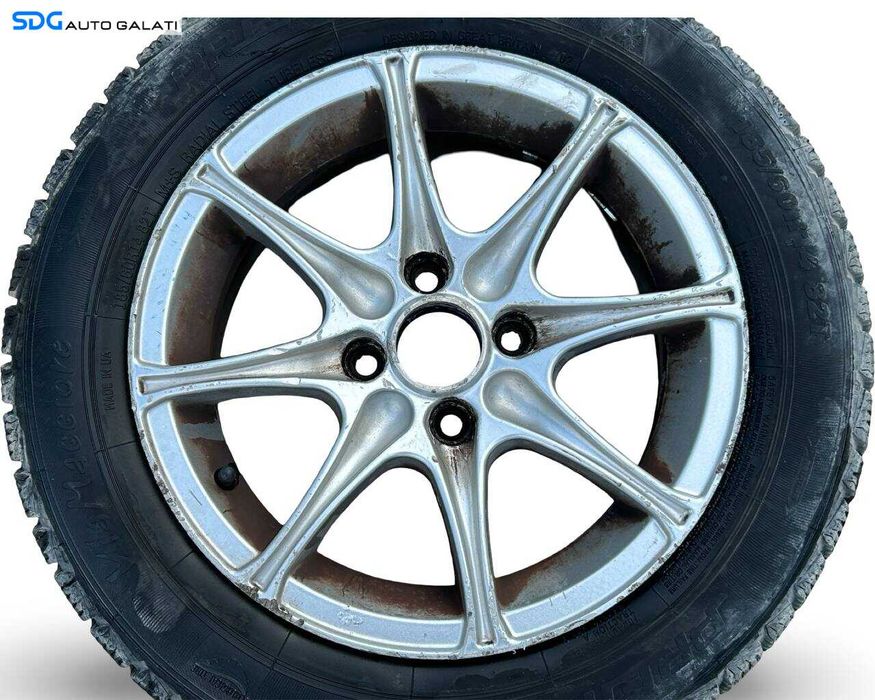 Set 4 Jante Janta Roata Roti Aluminiu 185 60 14 R14 Fiat Punto 2006 - 2014 (TS8907 6JX14H2 KM724) [JNT0035]